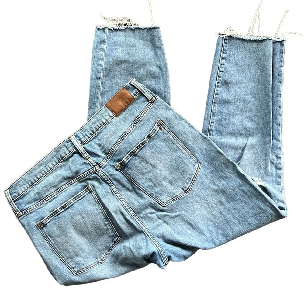 Madewell High Rise Slim Crop Boyfriend Jeans - Image 7