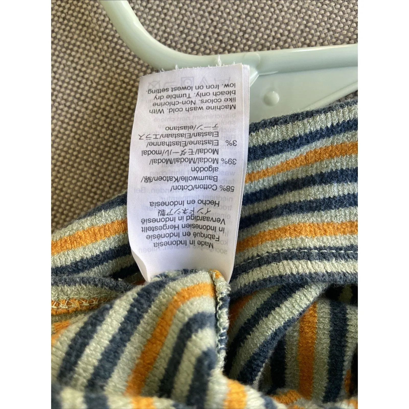 Madewell Striped Tie Front Knot‎ Tank Top Shirt Womens XS Summer Wardrobe Staple - Image 4