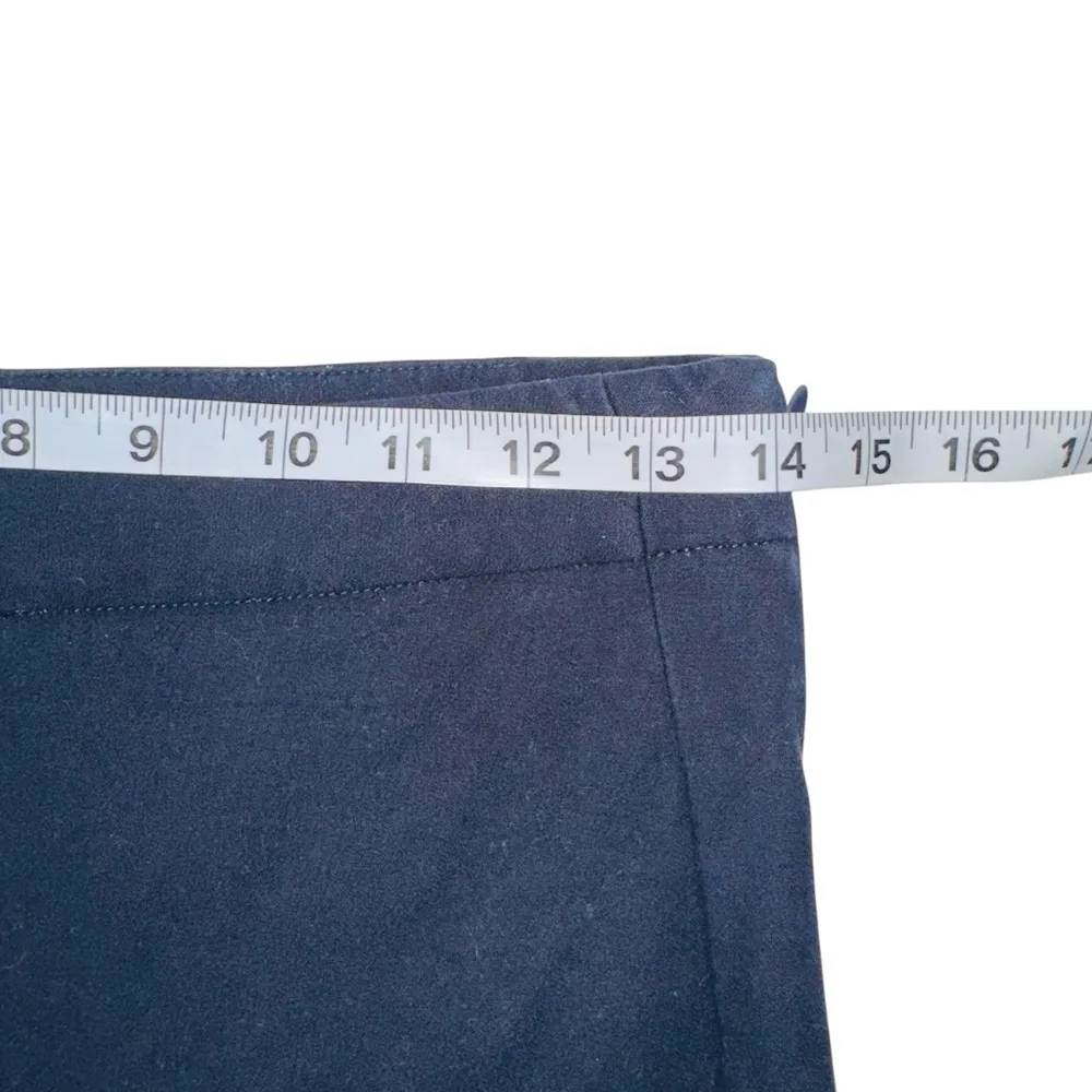 Tory Burch Maude Navy Side Zipper Legging Pants 0 - Image 6