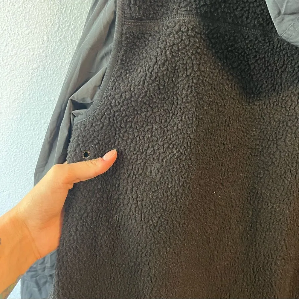 Kit & Ace Reversible Sherpa Jacket Gray Size L - Image 7