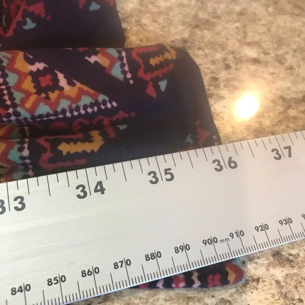 Luluroe One size one size fits all brown leggings women’s - Image 9