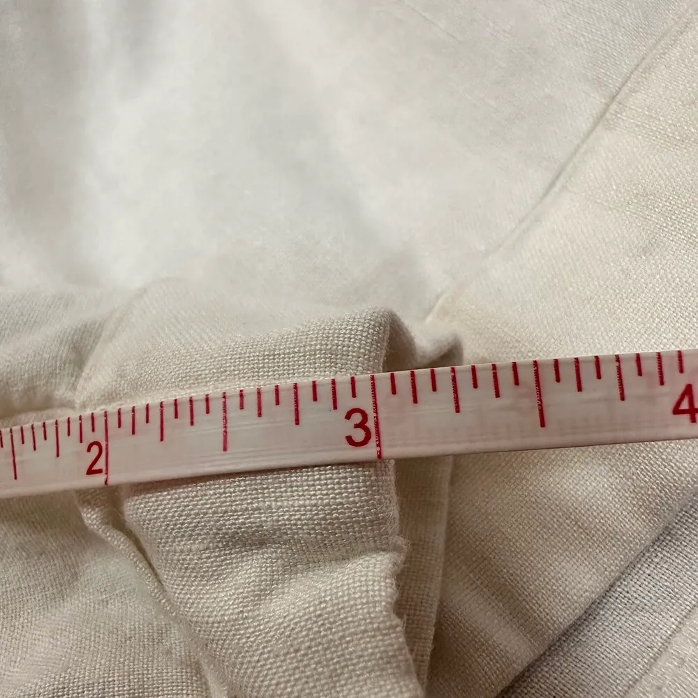 Alice + Olivia Linen Cargo Shorts Size 6 - Image 5