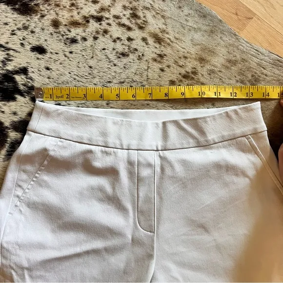 SPANX White‎ On the Go Ankle Slim Straight Pants Size Small Petite - Image 6