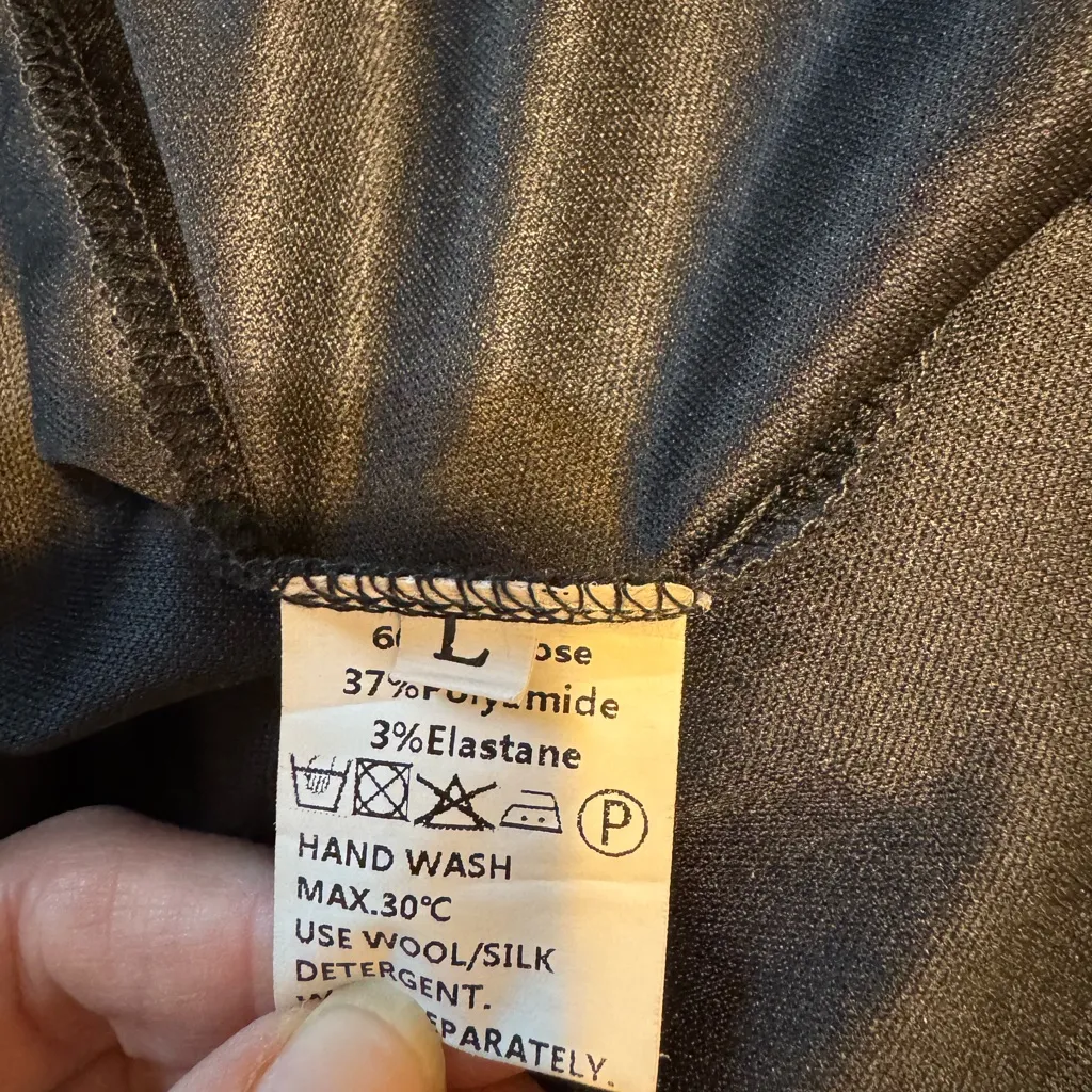 Black Mini Corset Square Neck Ruffle Sleeve A Line Lace Hem Gothcore Dress Large - Image 8