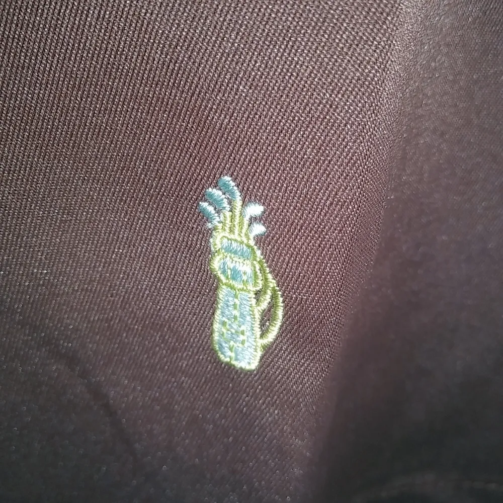 Coral Bay Golf 16 Chocolate Lime Bermuda Shorts Plus Green - Image 8