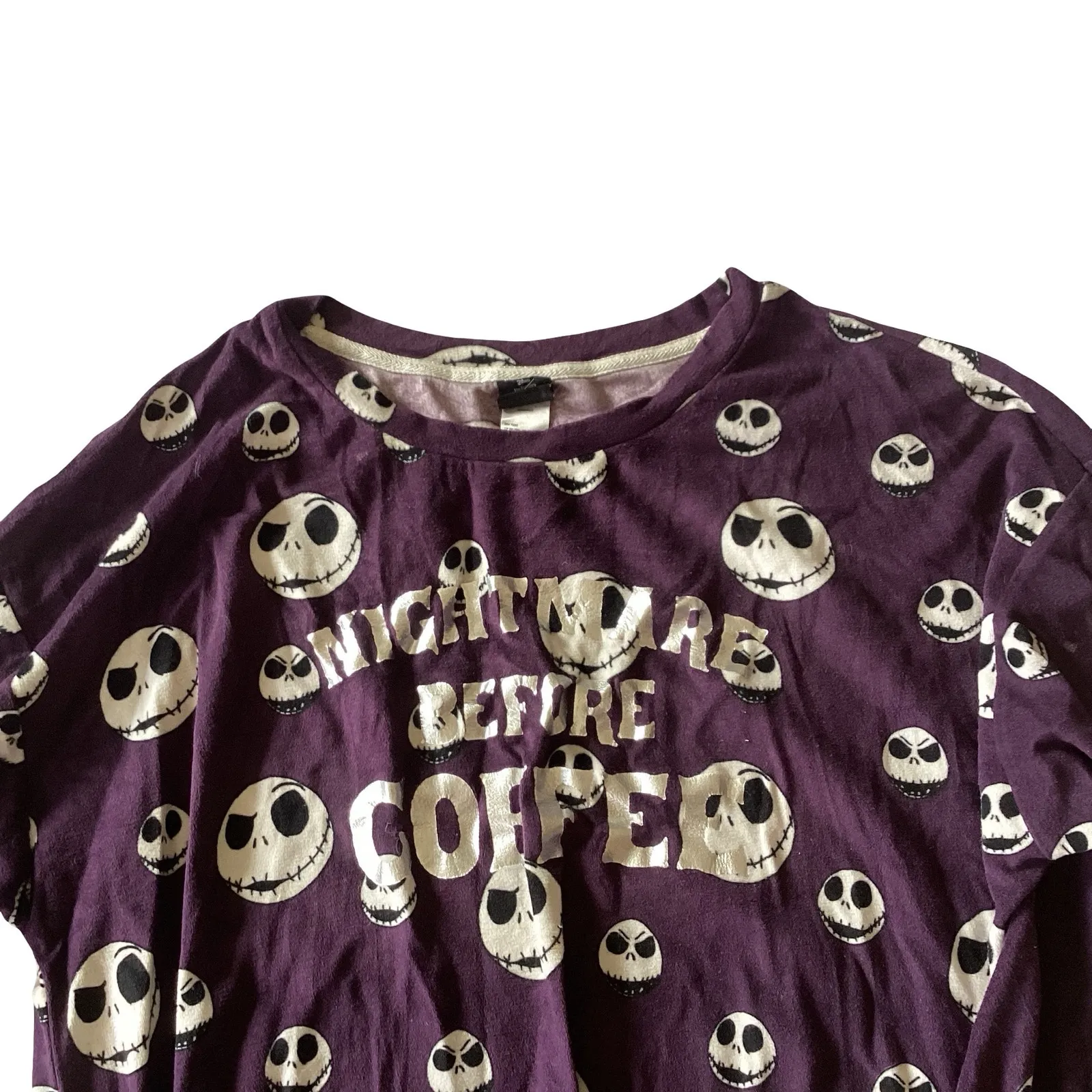 Nightmare Before Christmas Pajama Top - Image 5