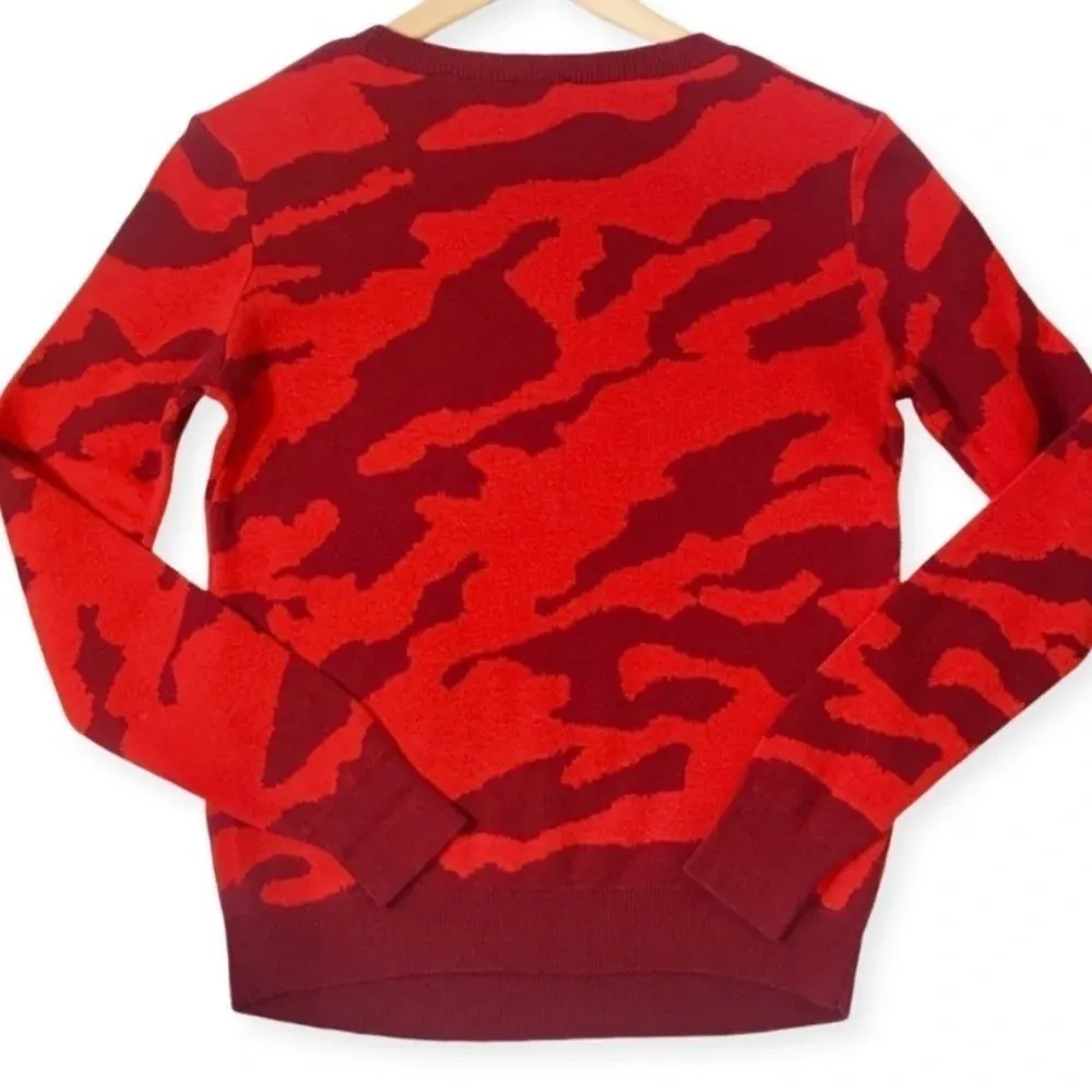Cabi Sakura Camo Knit Pullover Sweater - Image 5