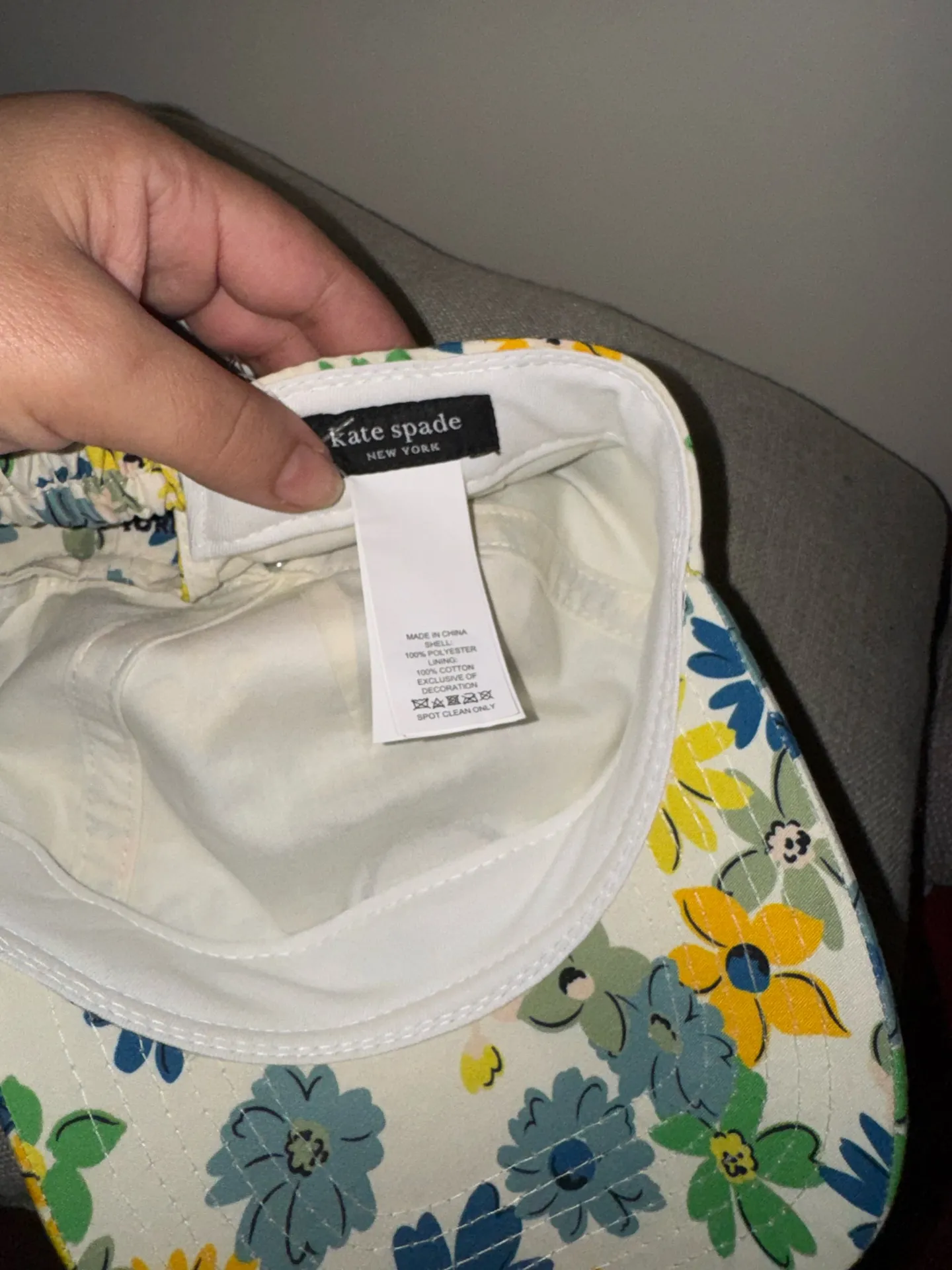 KATE SPADE NEW YORK Floral Cotton Baseball Cap - Image 6