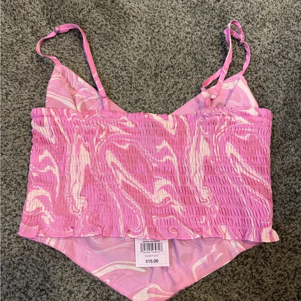 Wild Fable Pink Lace Tank Top - Image 4