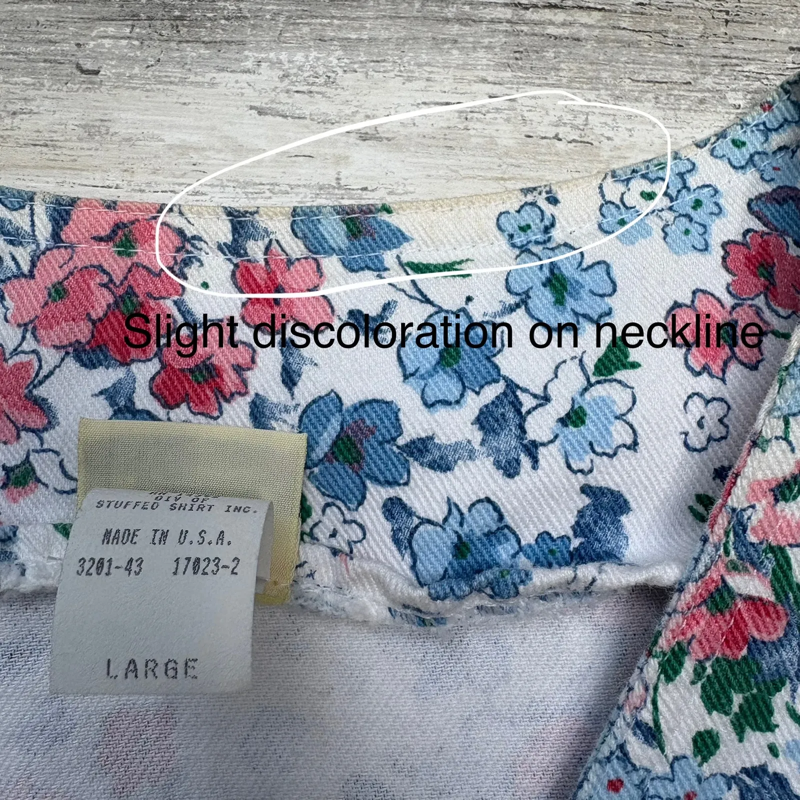 VTG Floral Denim Jean Vest Sz L Vivaldi Country Western Grandmacore Coquette Blue Size L - Image 10