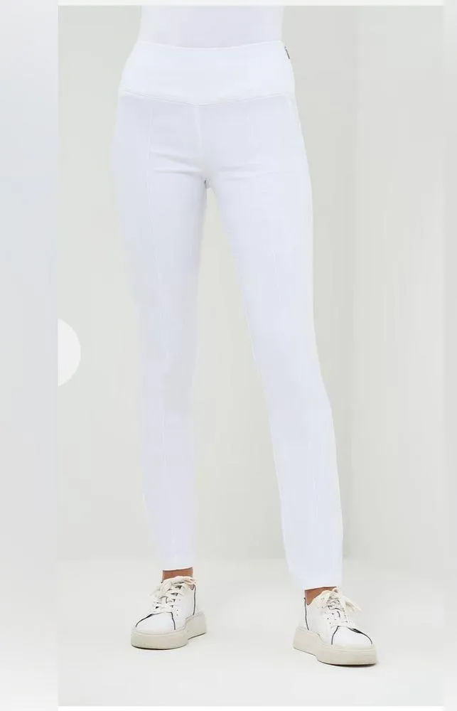 Anatomie The Sonia Curvy High Rise Pants White Size L - Image 9
