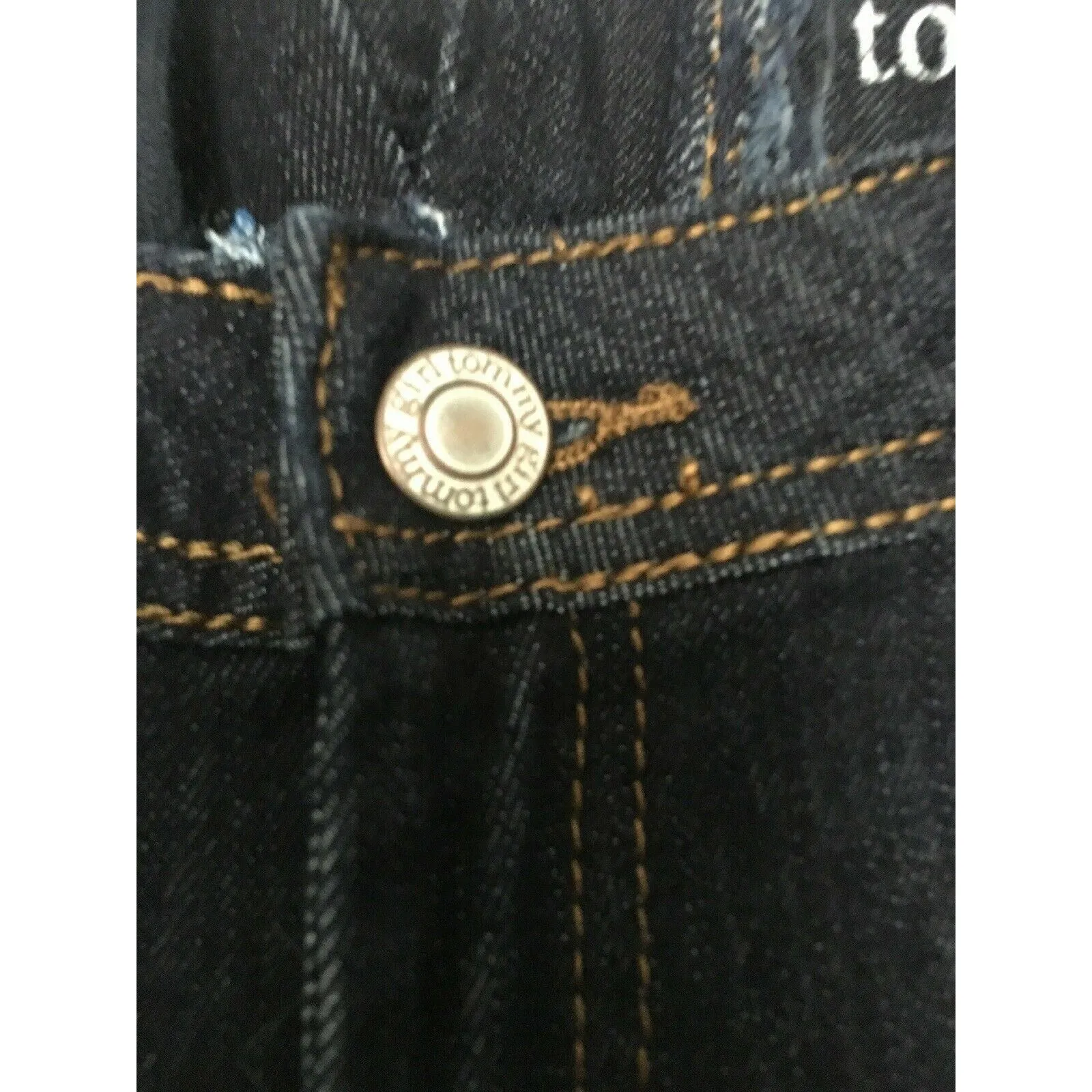 Tommy Girl Hilfiger Junior Women's Denim Jeans Pockets Button Zip Size 7 Blue - Image 4