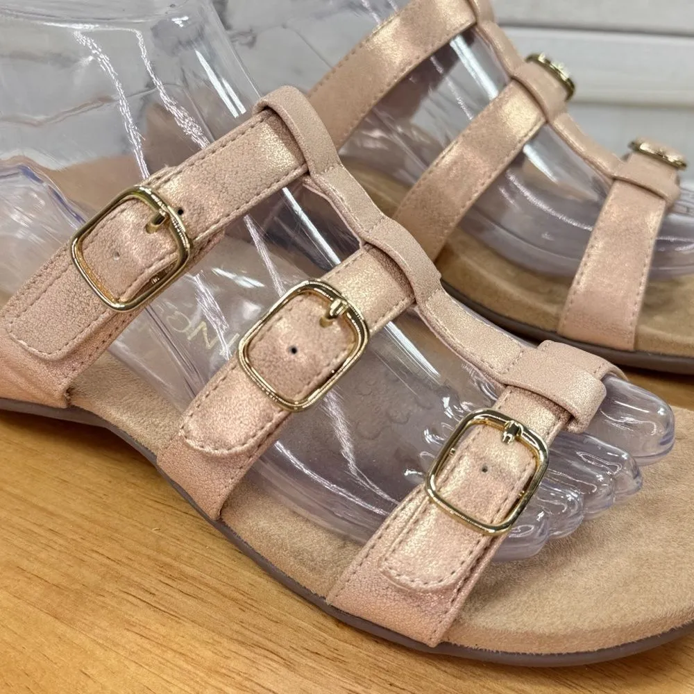 Vionic Misa Strappy Slide Sandal Metallic Rose Gold‎ Womens 8 - Image 6