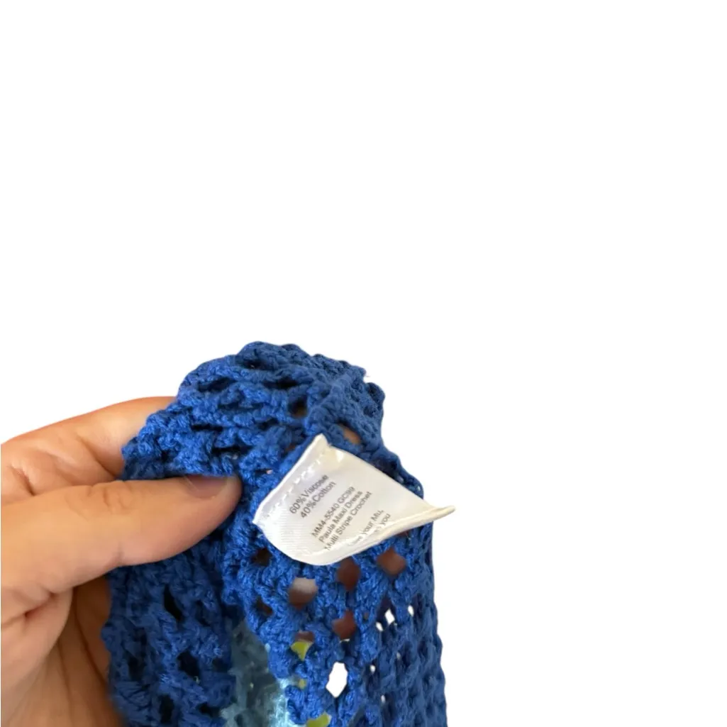 Show Me Your Mumu Paula Rainbow Crochet Midi Dress - Image 3