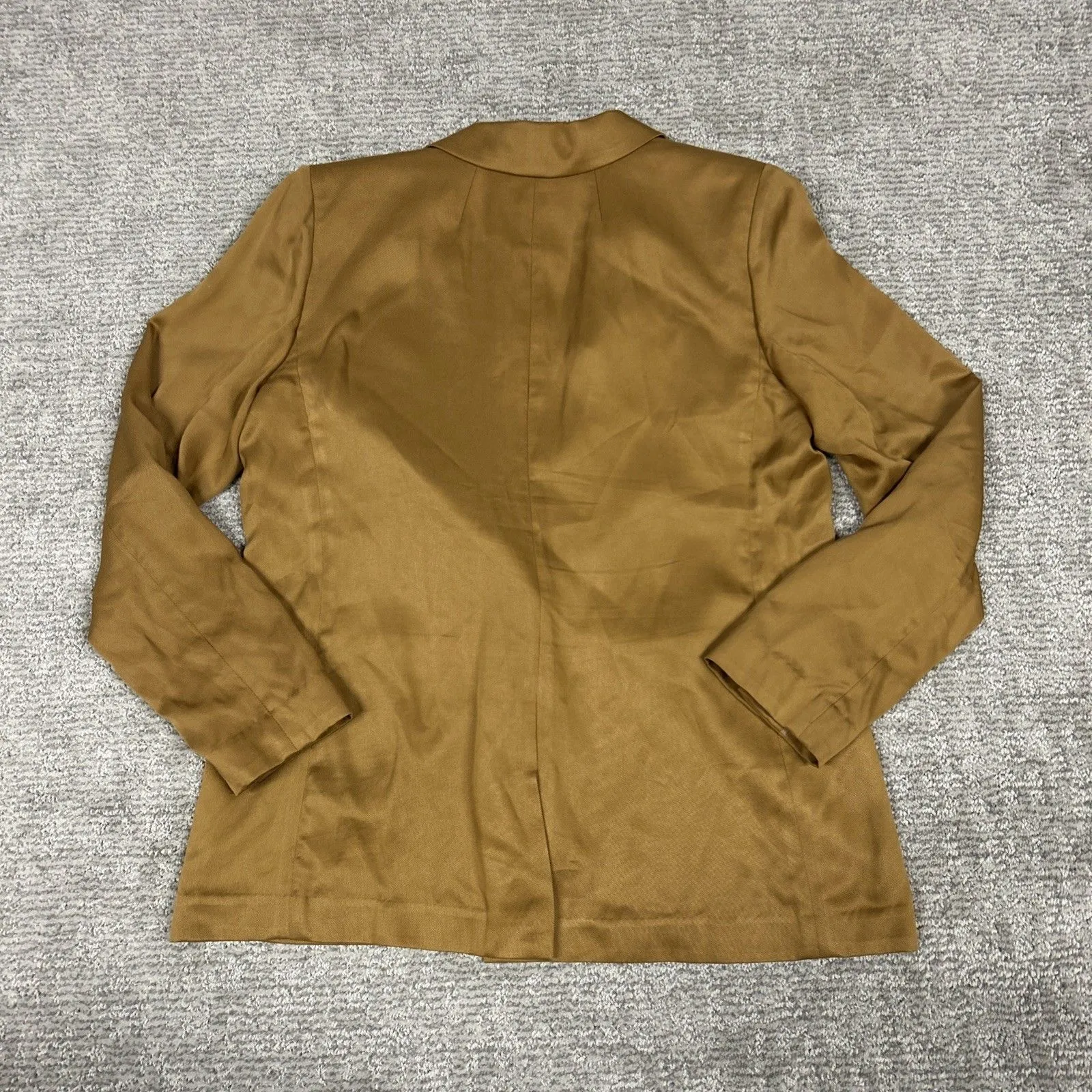 J Crew Alfie Blazer Womens 14 Gramercy Twill Light Cappuccino Jacket Career Tan - Image 8