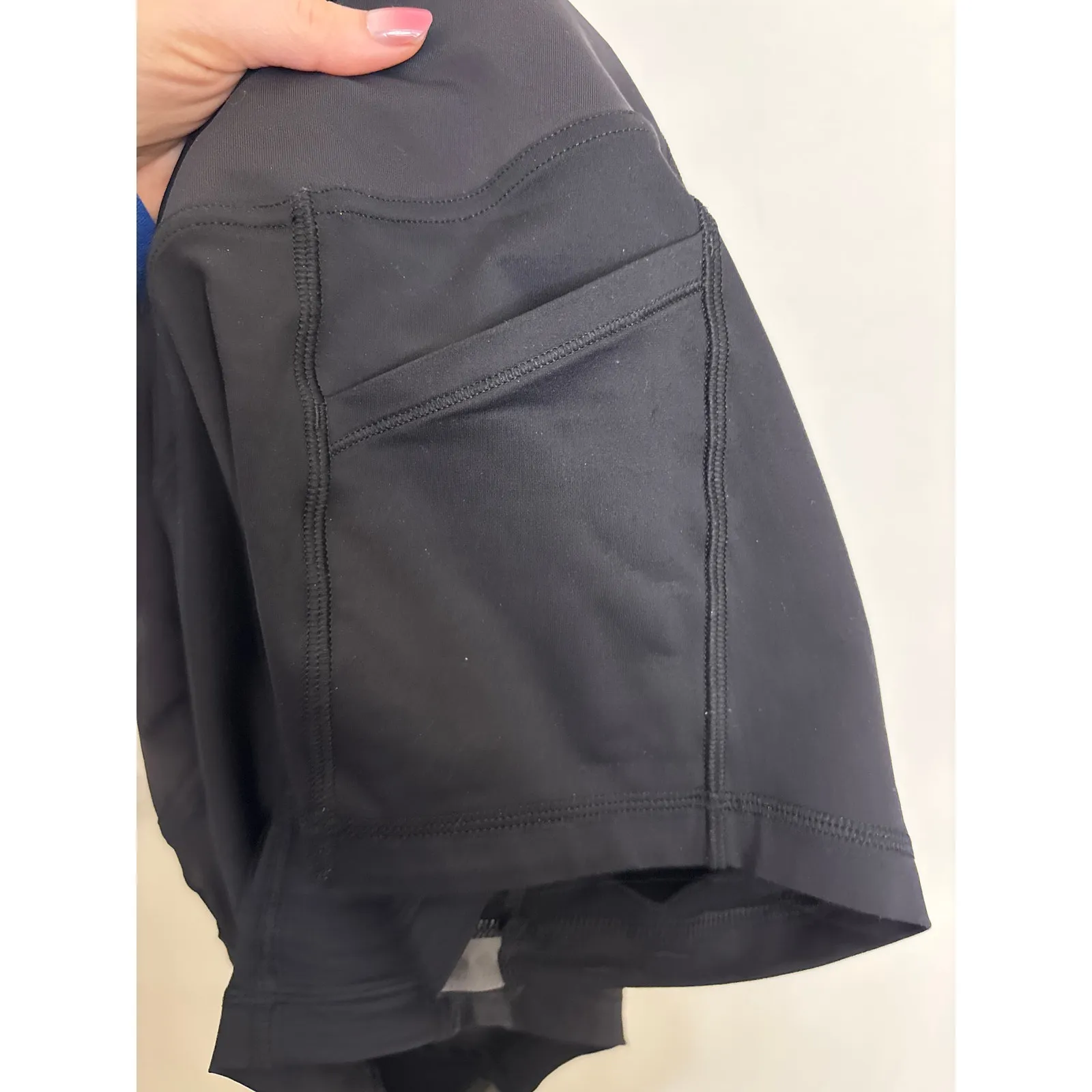 Lululemon Skirt Womens Size 8 Lost In Pace Black Luxtreme Athletic Skort - Image 7