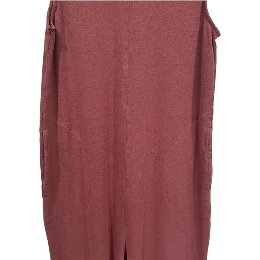 Fabletics Grace Relaxed Jumpsuit in Color Dark Rouge Women's Size S - Image 5