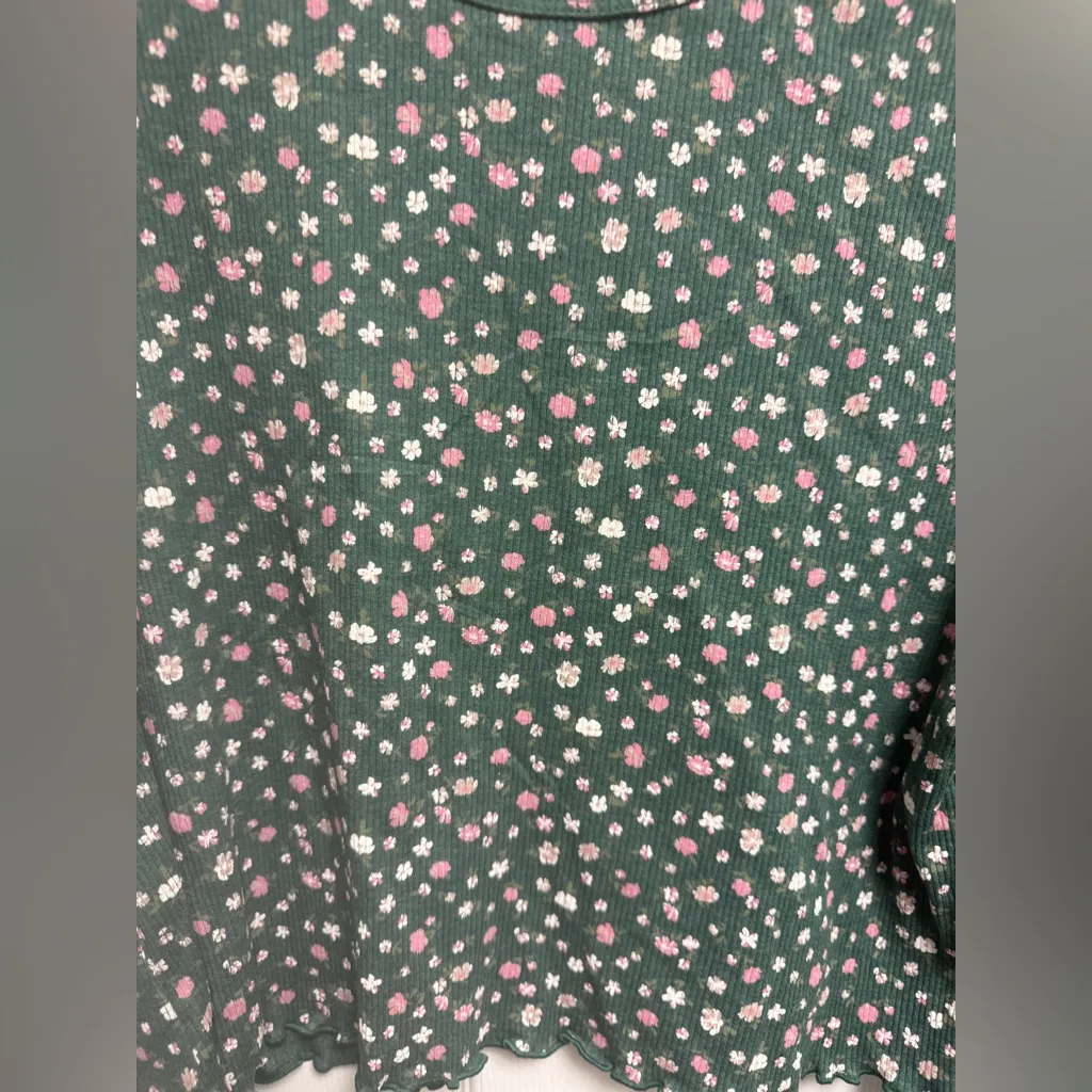 Arizona‎ Jean Company Green Ribbed Top Size XXL - Image 6