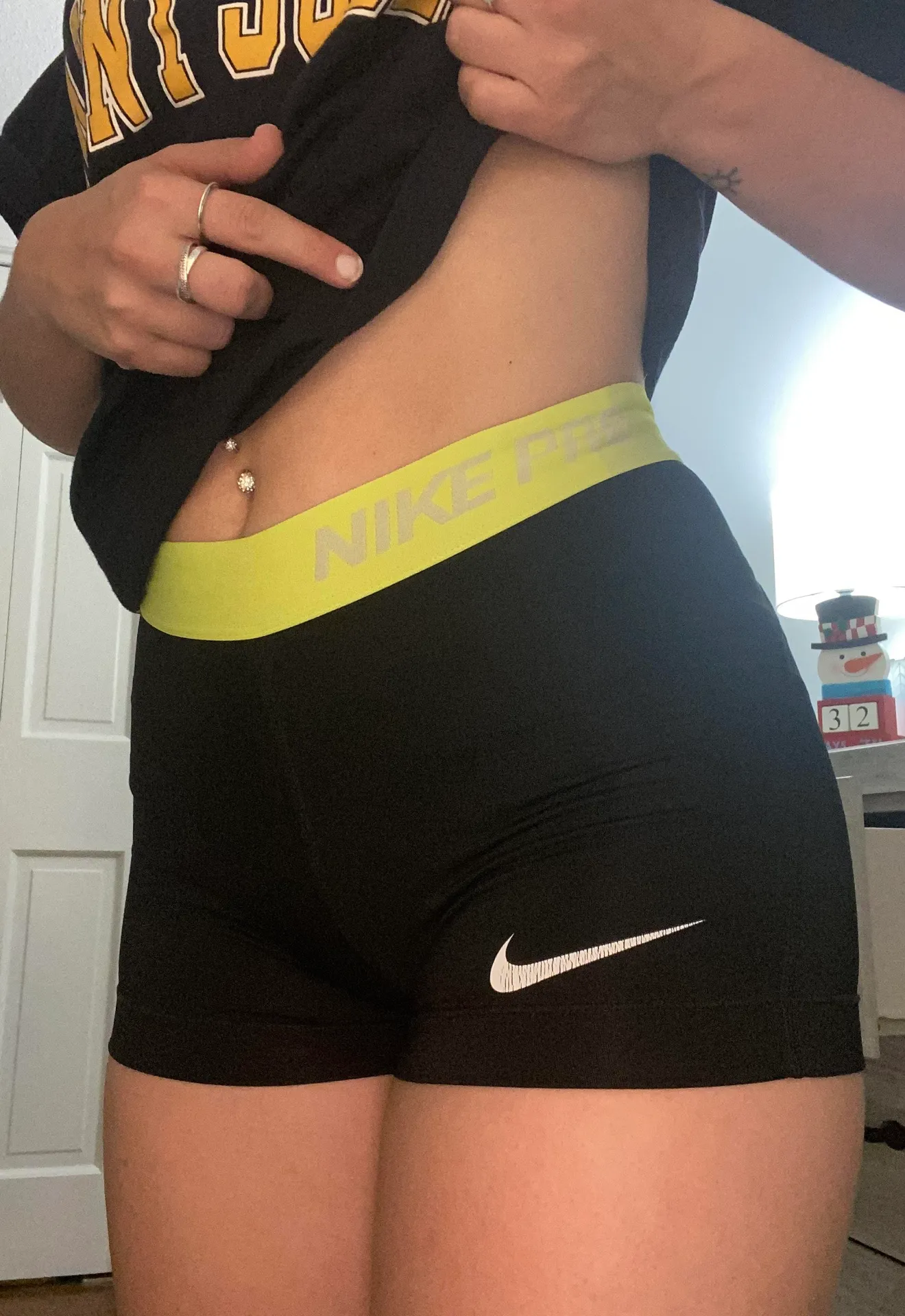 Nike Black Pro Spandex Shorts - Image 2
