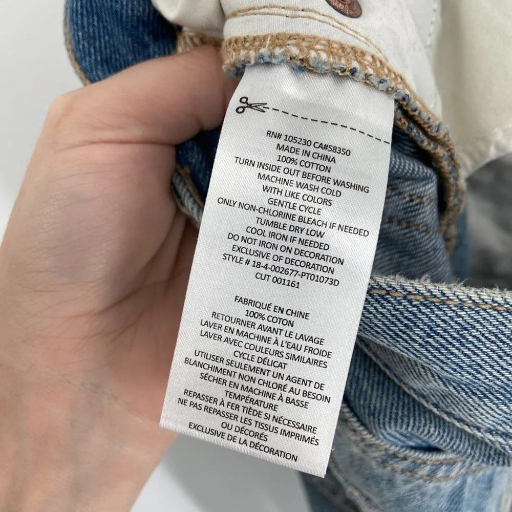 Joie Weslyn D Embellished Pearl Jeans Denim 26 - Image 6