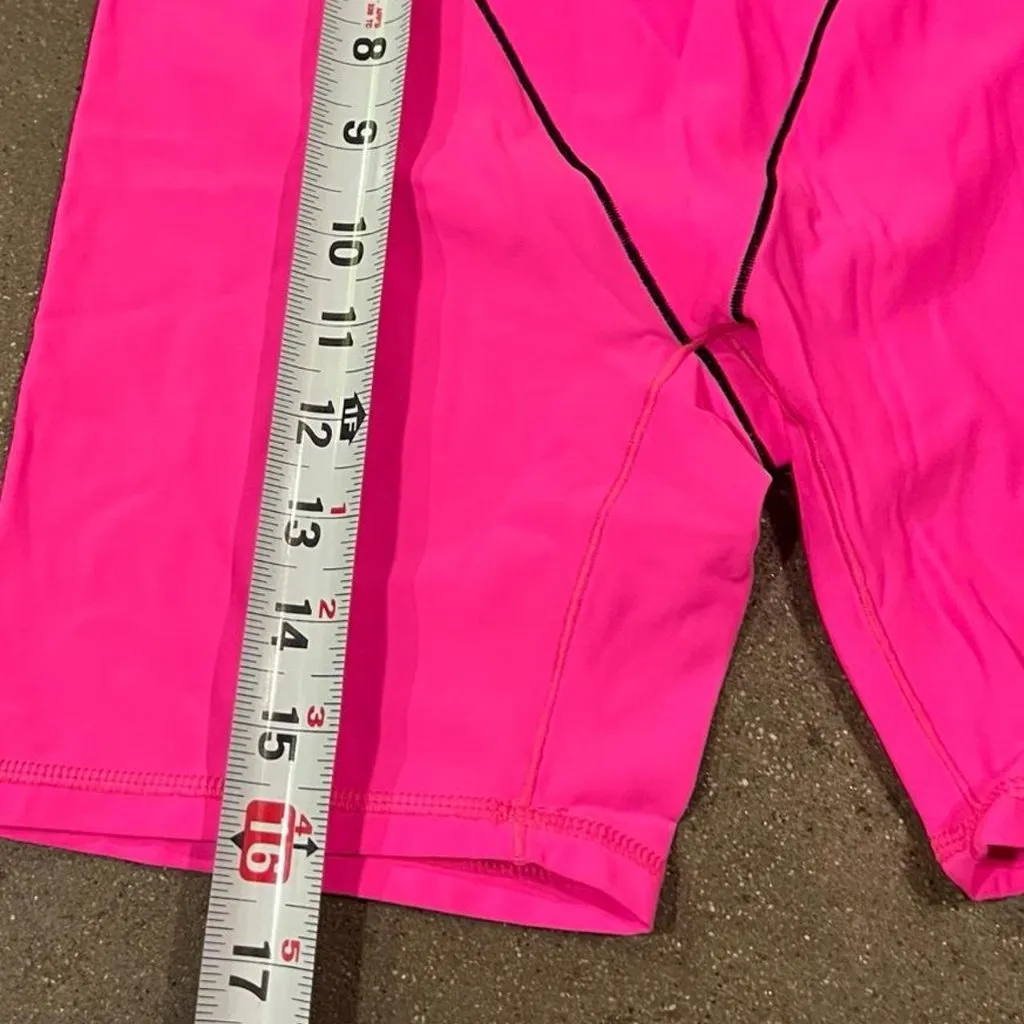 Adam Selman Sport ASS Pink Black Print Athletic Booty High Waist Soft Shorts Size XS - Image 6