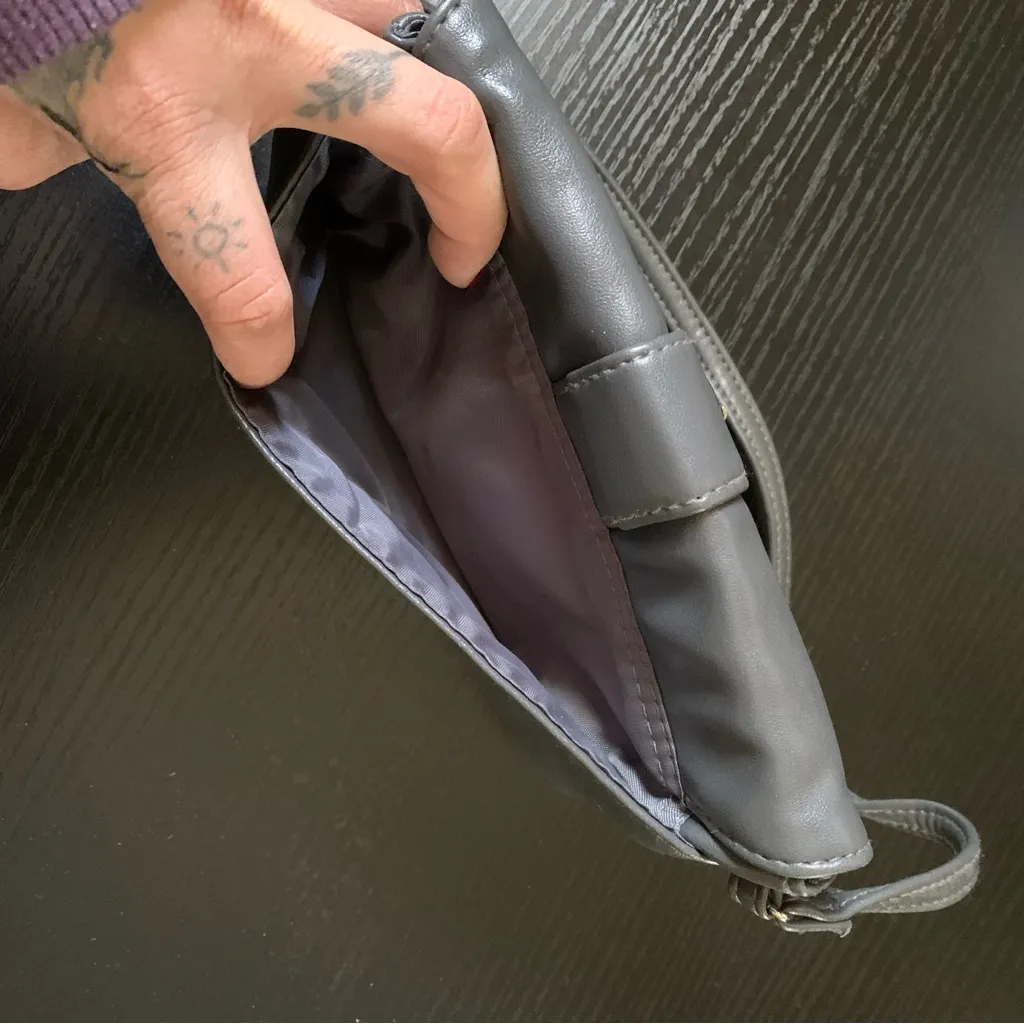 Gray Mini Shoulder Bag - Image 9