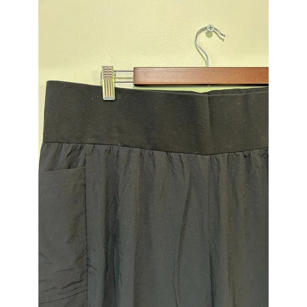 White Birch  womens joggers size 3x black elastic waist pockets lightweight - Image 3