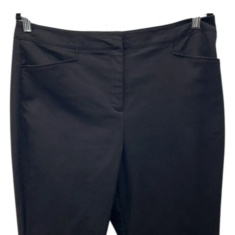 Chicos Cropped Pants Black Large Or 2 - Image 3