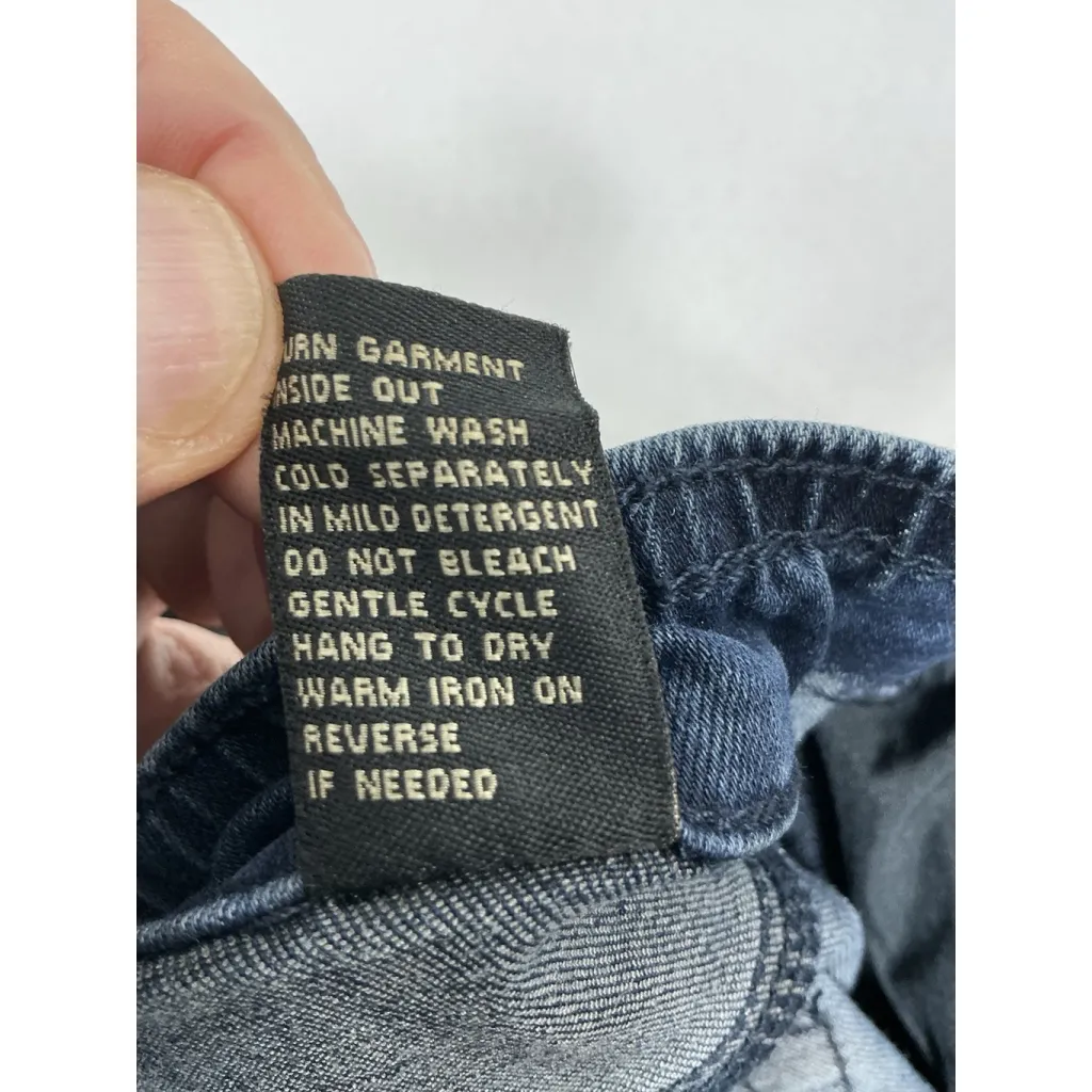 Womans DG2 New Classic Stretch Pullon Capri Blue Jeans XLT Size XL - Image 5