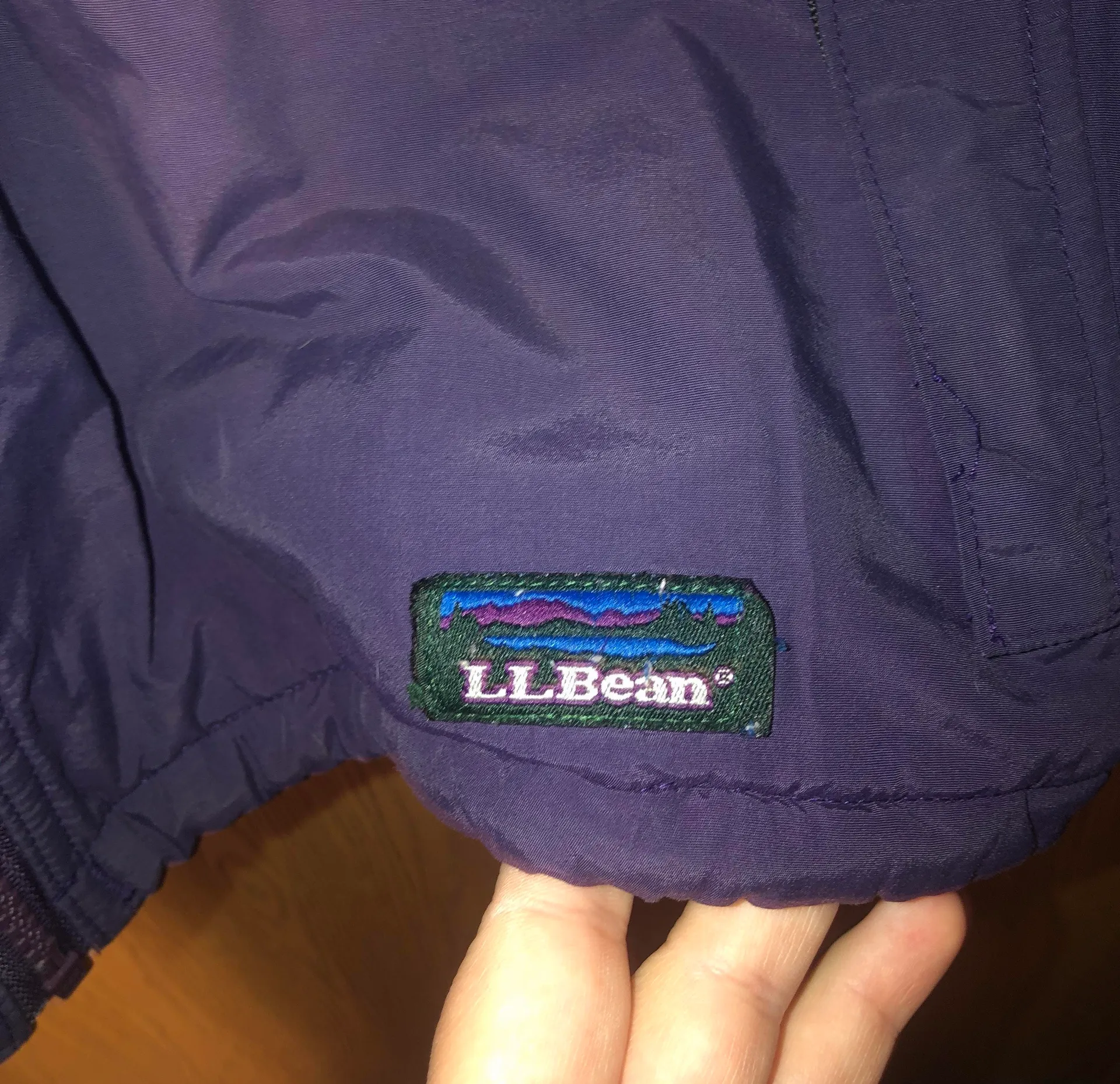 L.L.Bean Vintage  Purple Winter Coat  - Image 5