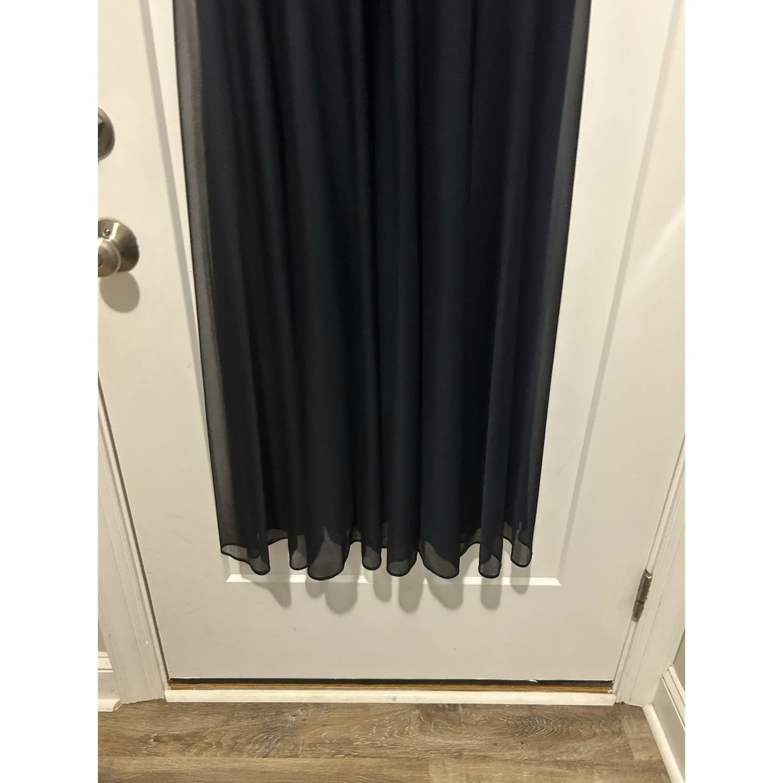 Patra Size 16 Embroidered Blue Floral Lace Mesh Maxi Dress Gown Formal Wedding - Image 9