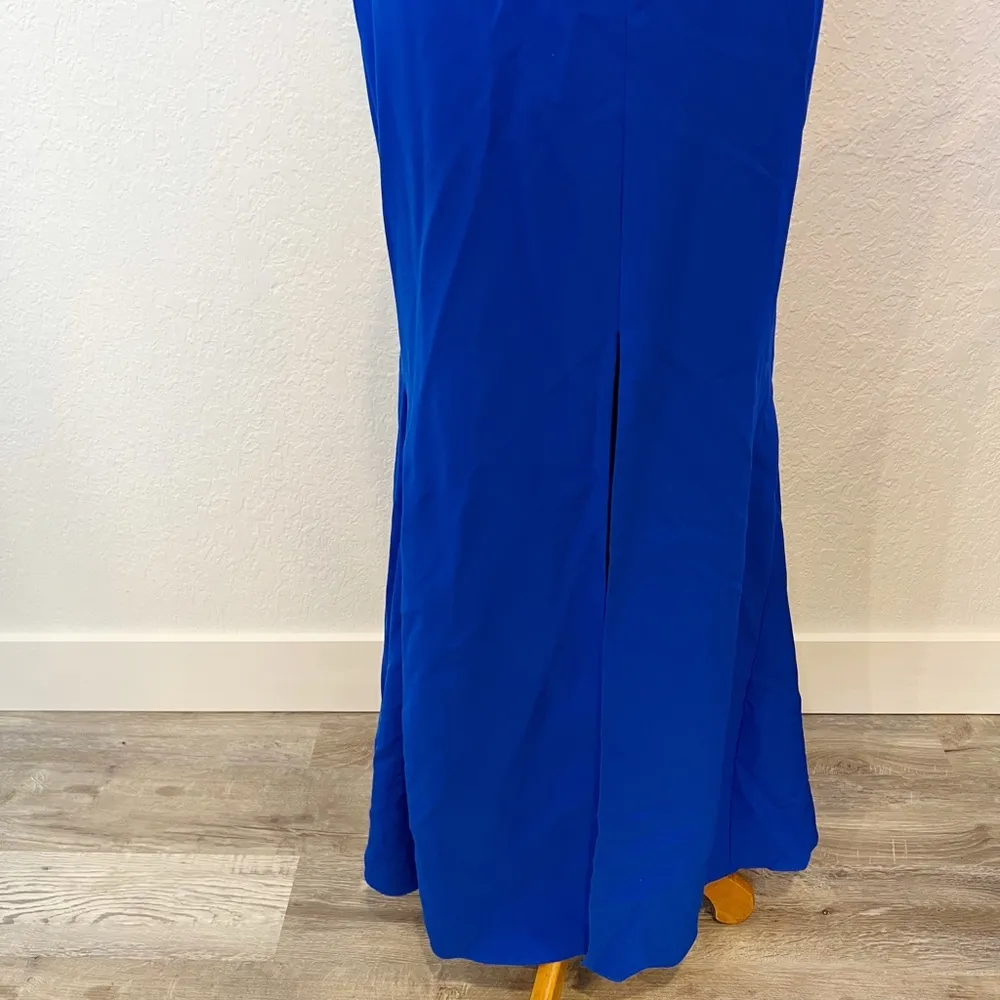 AIDAN MATTOX Plunging V-Neck Gown - Image 4