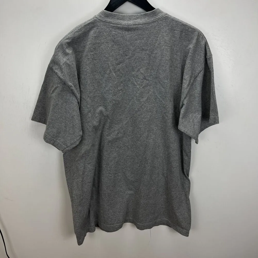 Las Vegas Graphic Tee Large Gray Vintage Y2K Unisex Fit - Image 3