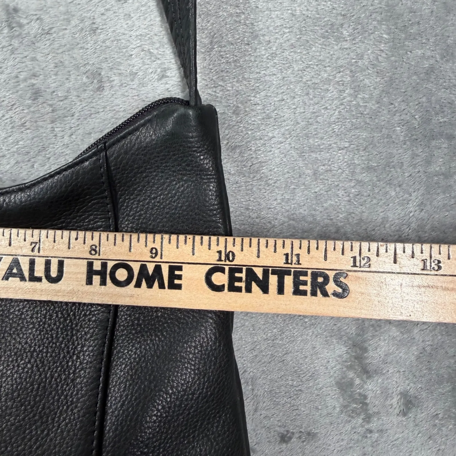 Nine West Black Shoulder Bag Crossbody Boho Indie Sleek Goth Minimalist Coquette - Image 11