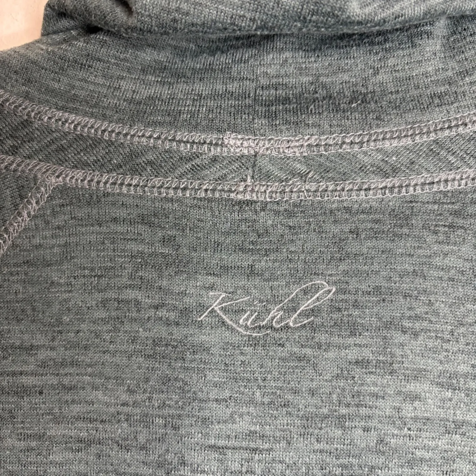 Kuhl Womens Long Sleeve Cowl Neck Pullover Sweatshirt Green Size S - Image 6