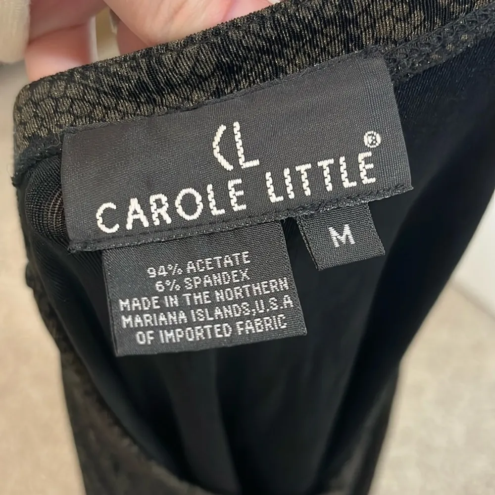 Vintage Carole Little Alligator Animal Print Button Down Shirt Blouse - Image 8