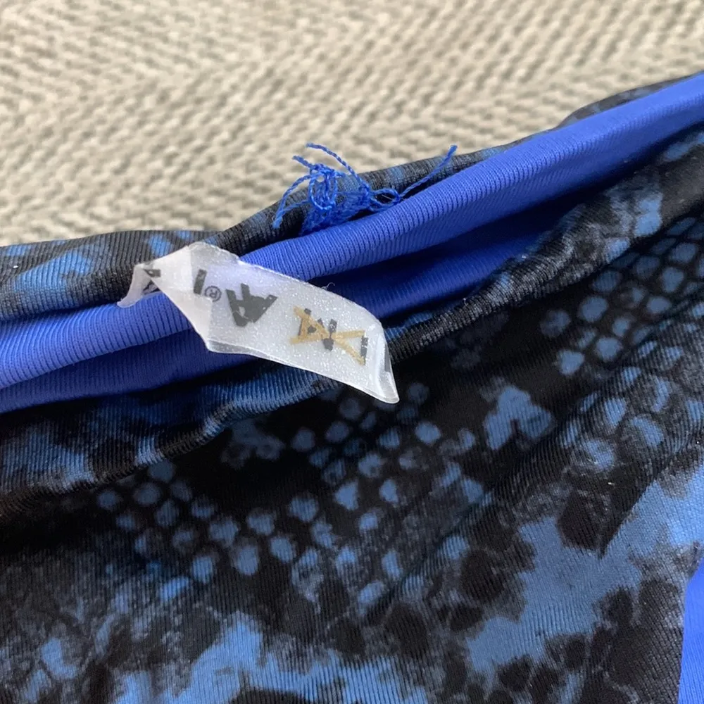 Vitamin A blue snake reversible bikini bottom - Image 2