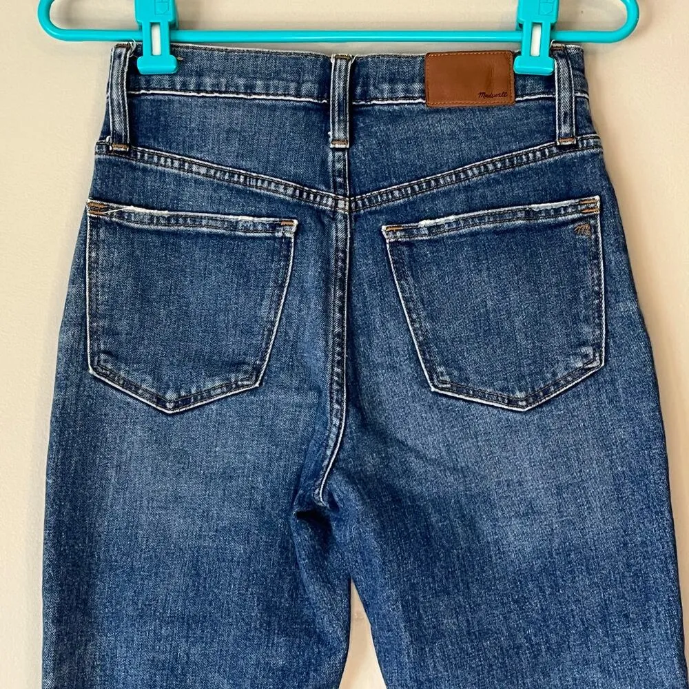 Madewell Light Wash High-Rise Slim Crop Boyjean Jean Size 24 - Image 7