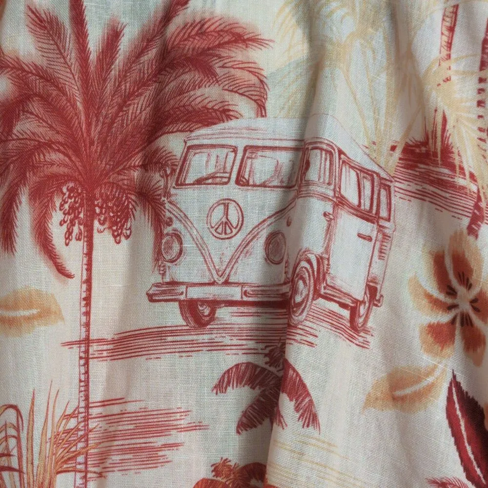 NWT Agua Bendita Linnea Shaka Romper Floral Print Wrap V Neck Belted Waist Large - Image 3