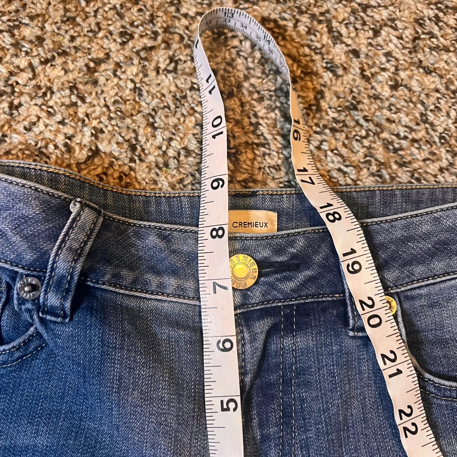 Cremieux Women's Jeans Size‎ 2 Blue Wash Denim Ripped Knee Casual Everyday - Image 4