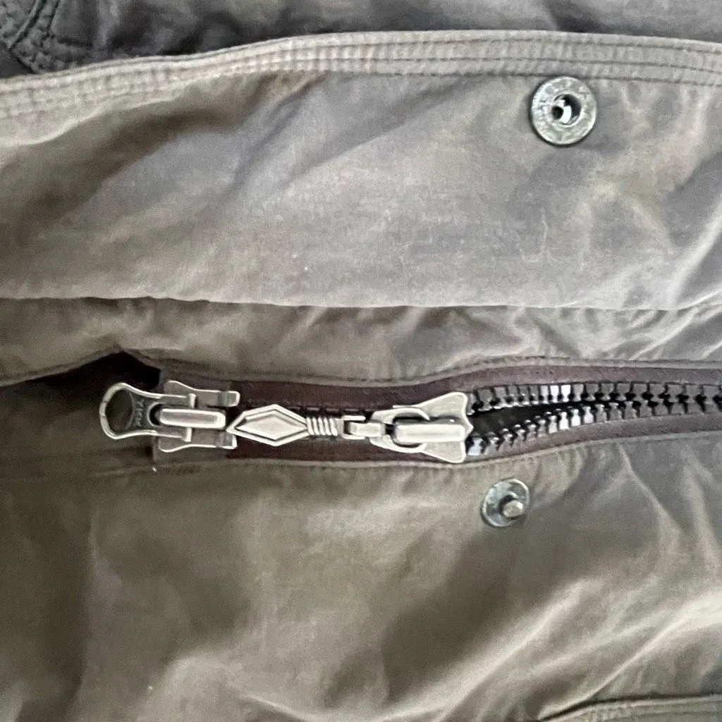 L.L. Bean Women’s Baxter State Parka Goosedown Olive Green Coat $329 M Petite Size undefined - Image 10