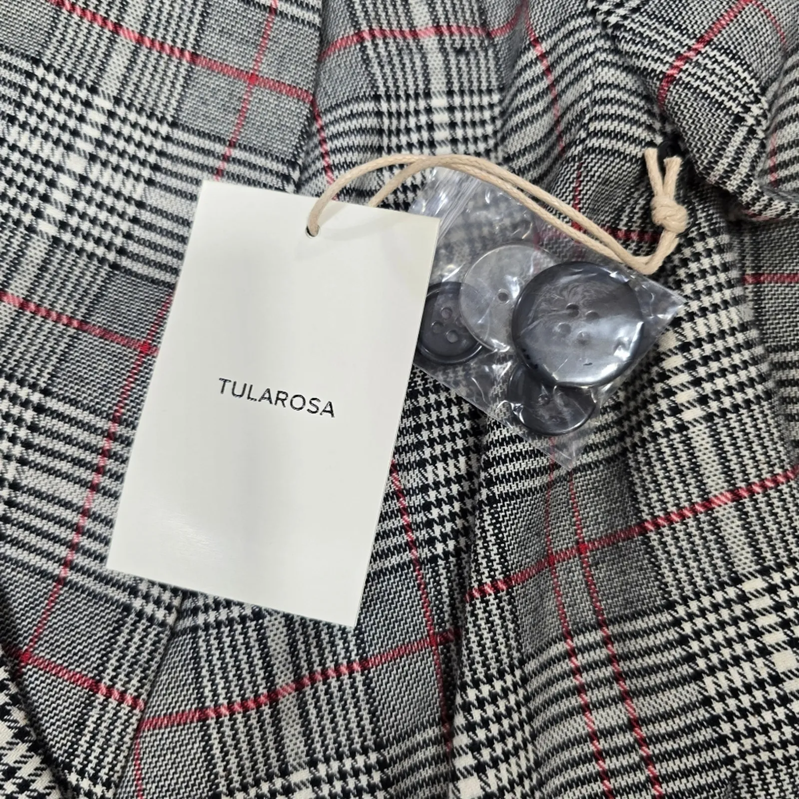 Tularosa Jacqueline Jacket in Black & White XS - Image 5