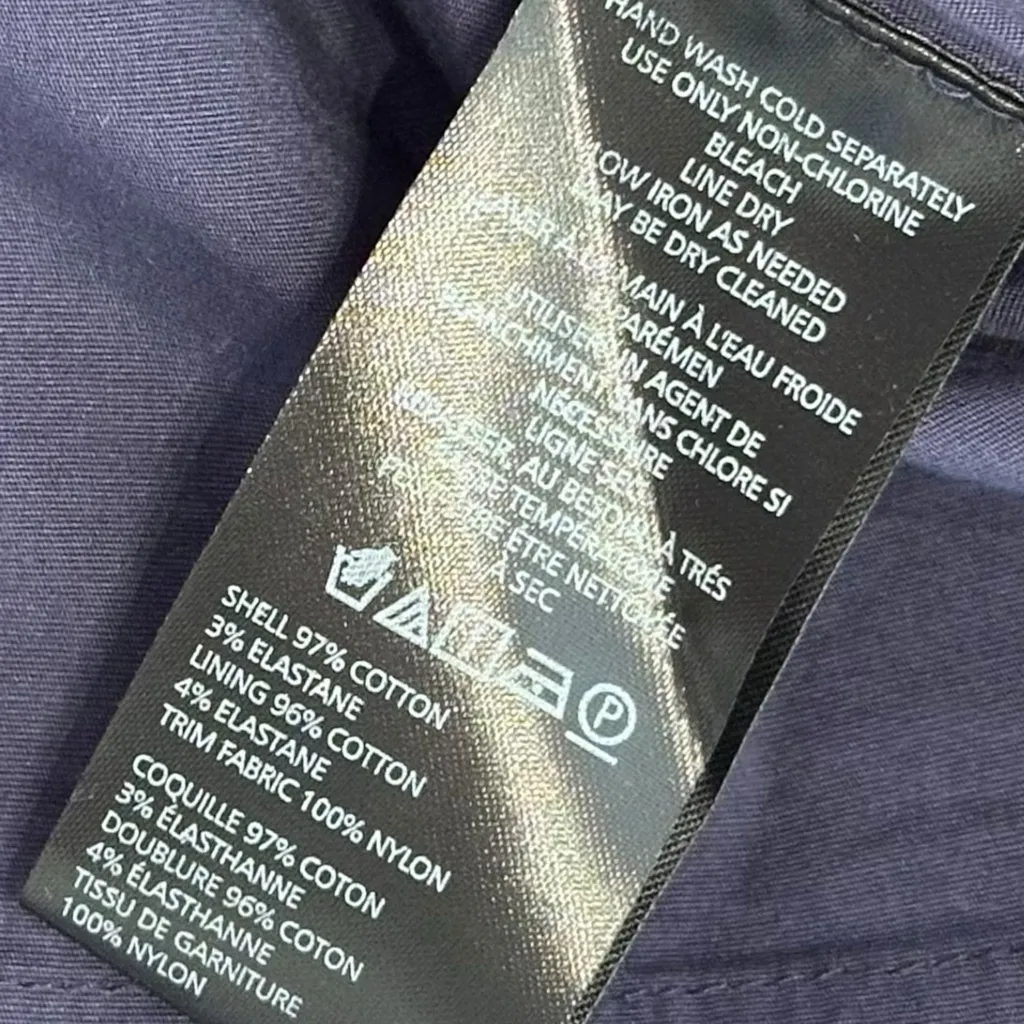 Anthropologie Maeve Navy Blue Candy Sweet Tooth Mini Dress Size 14 - Image 8