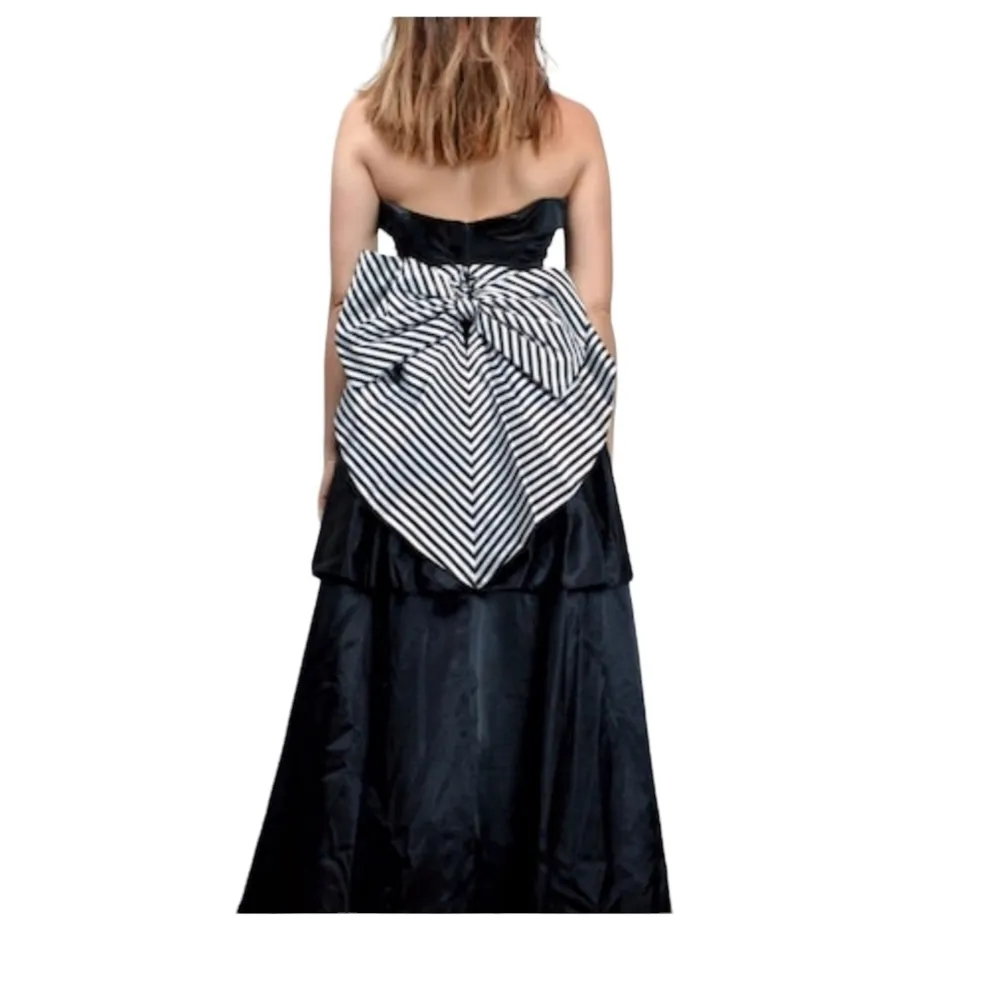 JESSICA McClintock Gunne Sax Designer Vintage Prom Dress Size 7 - Image 4