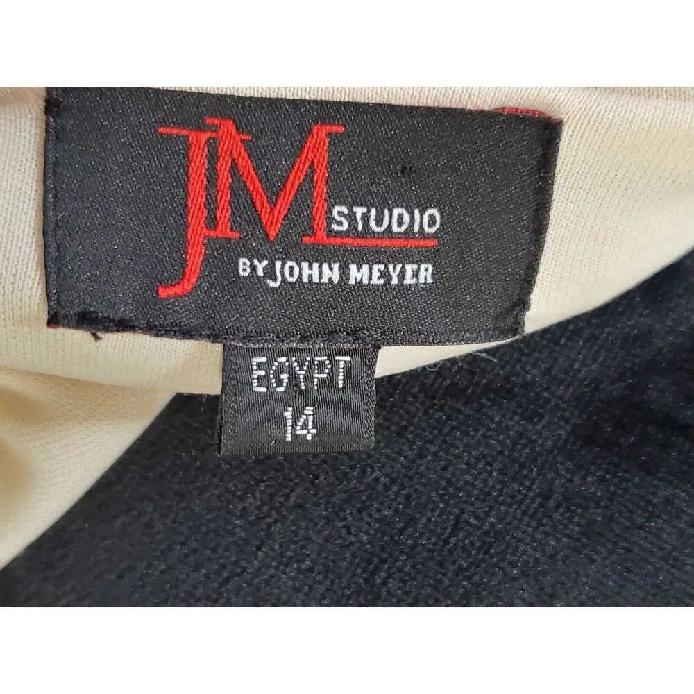 JM Studio Women's Champ Sequin Nylon Round Neck Long Sleeve Knee Length Dress 14 - Image 10