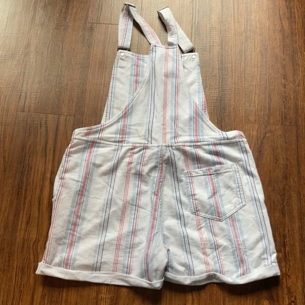 Wallflower striped‎ soft Shortalls size small White - Image 7