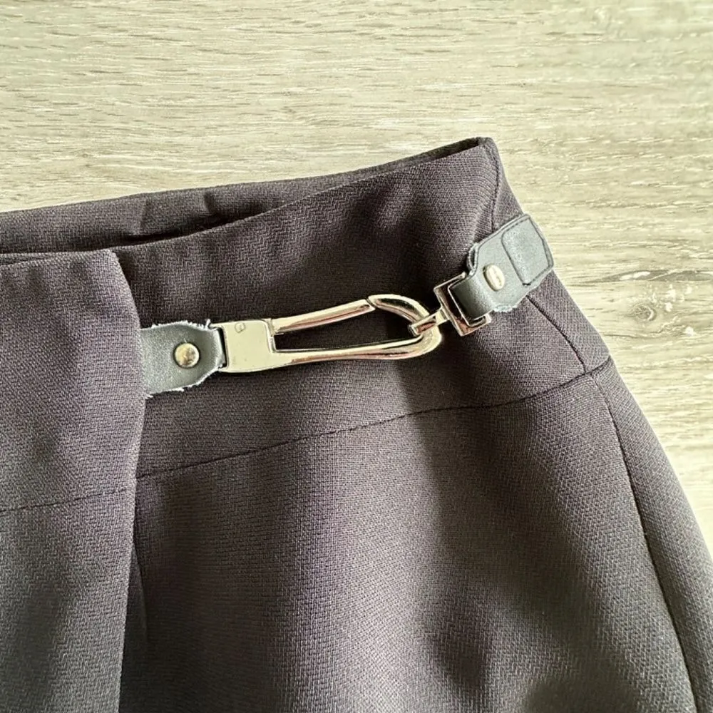 Casual Corner Wrap Skirt Black 6 EUC Black - Image 2