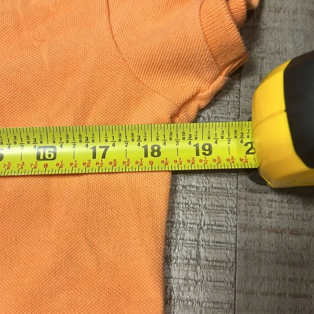 Vineyard Vines Women's Cantaloupe Polo Shirt with Whale logo EUC - Image 4