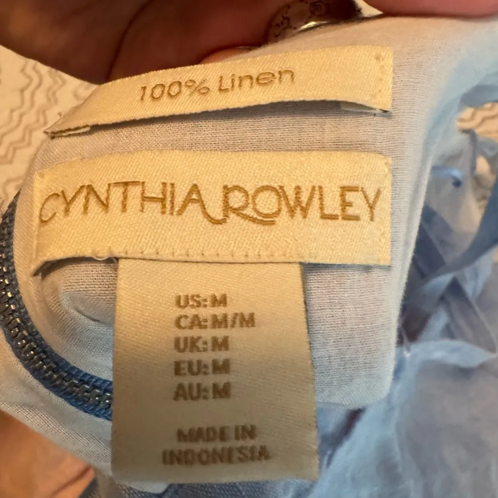 Pastel blue pink yellow dress Size M - Image 3