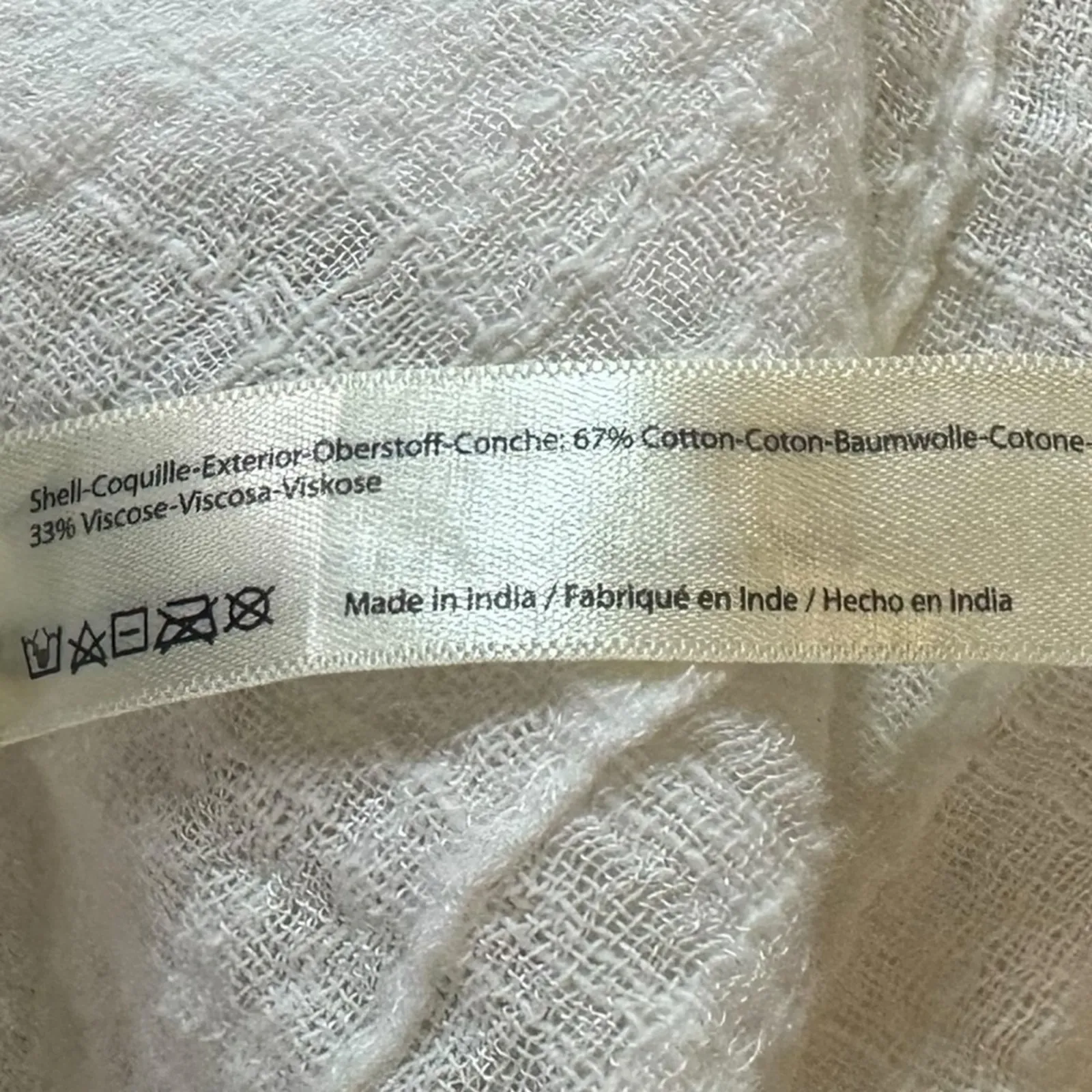 Free People FP One Mila Shirt White Ethereal Dainty Crochet Romantic Small NWT - Image 11